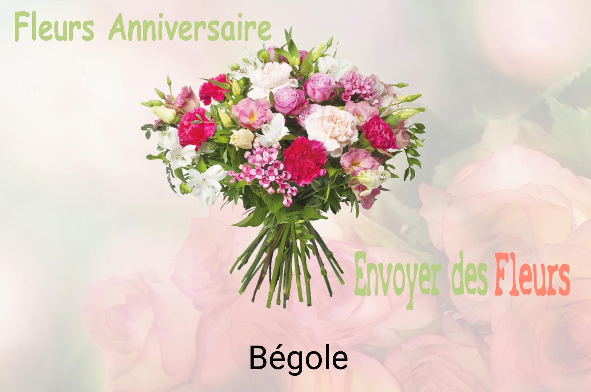Bouquet de fleurs d’anniversaire livré à Bégole